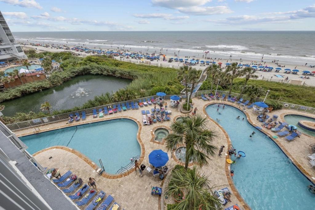Direct Oceanfront- King Bedroom- Amazing Views/Pools/Hot Tubs/Beach Access/Golf Myrtle Beach Esterno foto